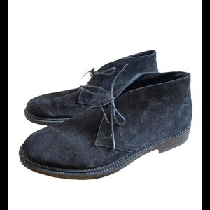 Tods desert boots Men's Black Suede Chukka Boots sz 8.5